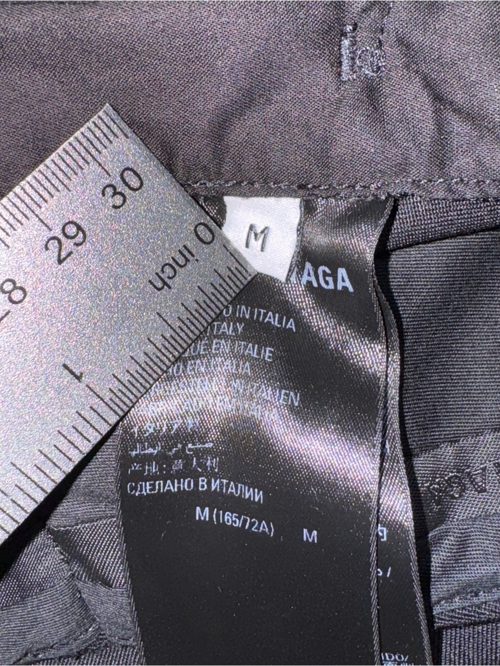 Balenciaga 100% Wool Size M Womens Wide-Leg Trousers Quiet Luxury Relaxed Fit - Picture 9 of 16